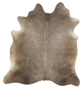 Natural cow hide soft earth