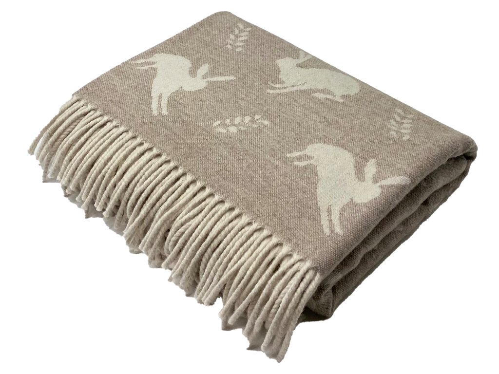 Scottish merino wool blanket